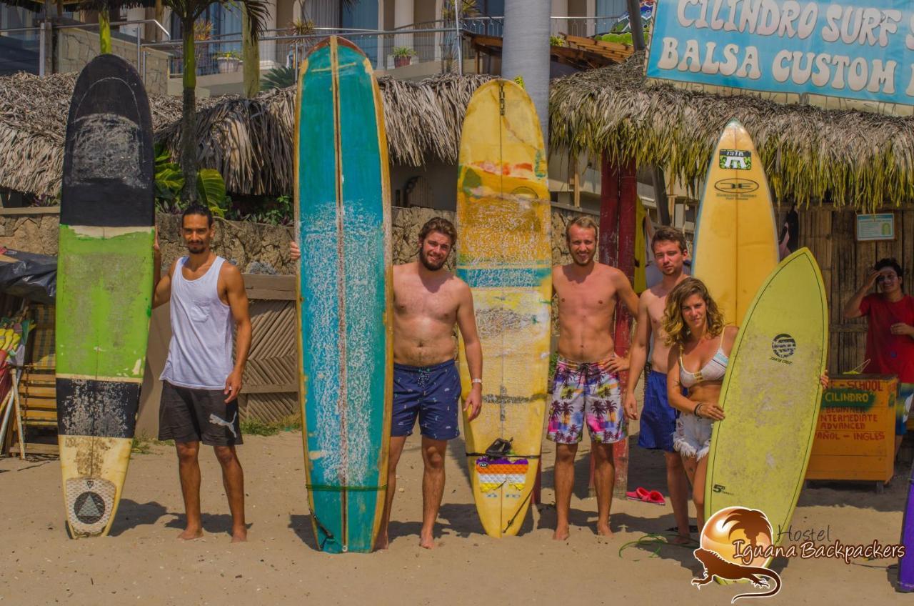 Iguana Beach House Hostel Montañita Εξωτερικό φωτογραφία